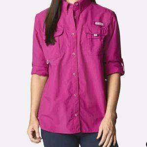 Women PFG Bahama Long Sleeve Shirt Columbia purple